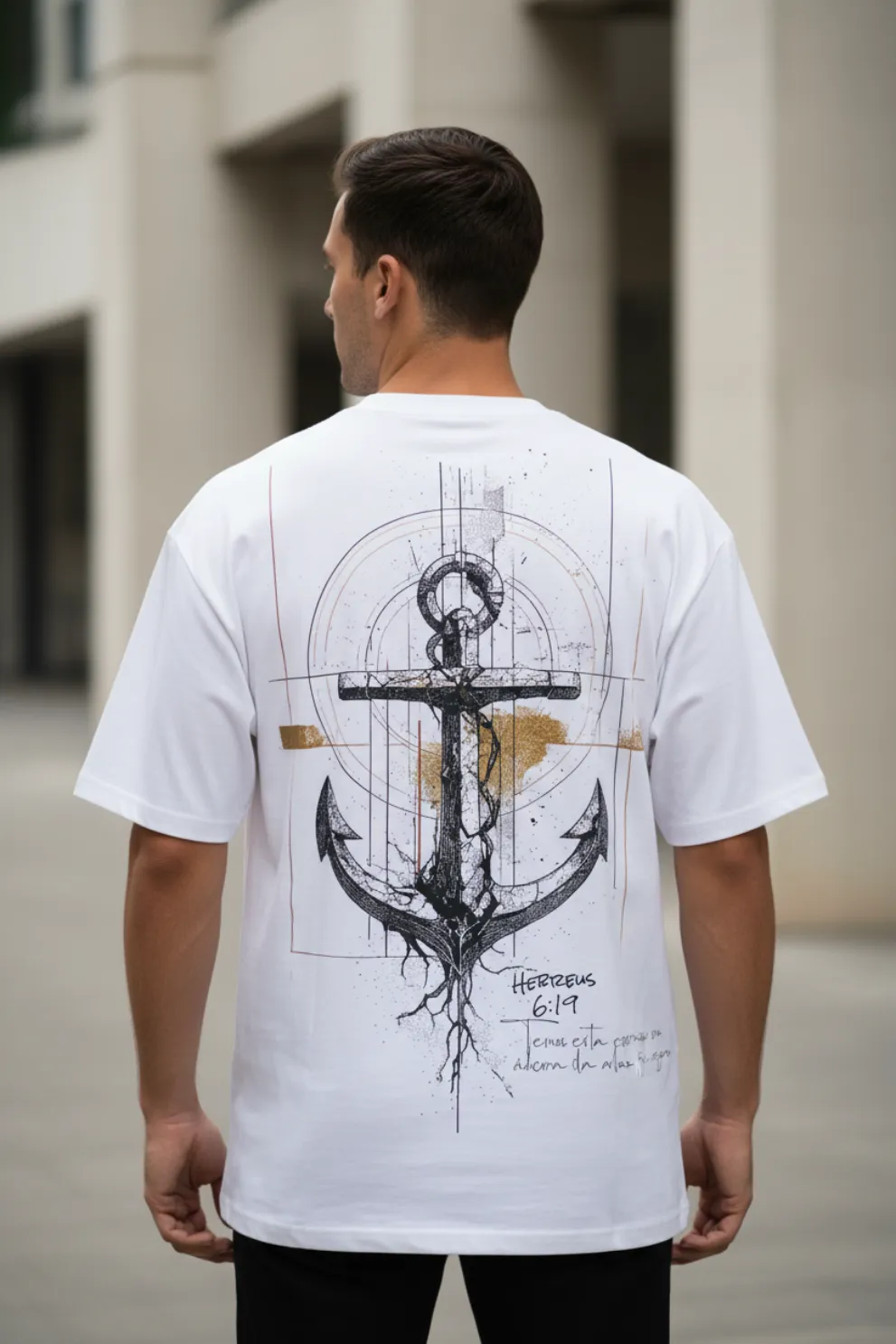 Camiseta Oversized Malhão - tecido encorpado e estruturado